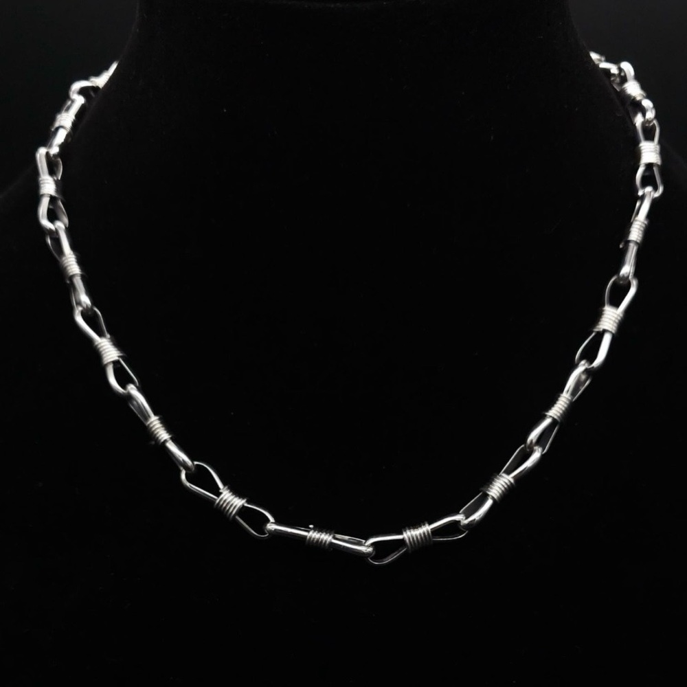 Sterling Silver Link Necklace